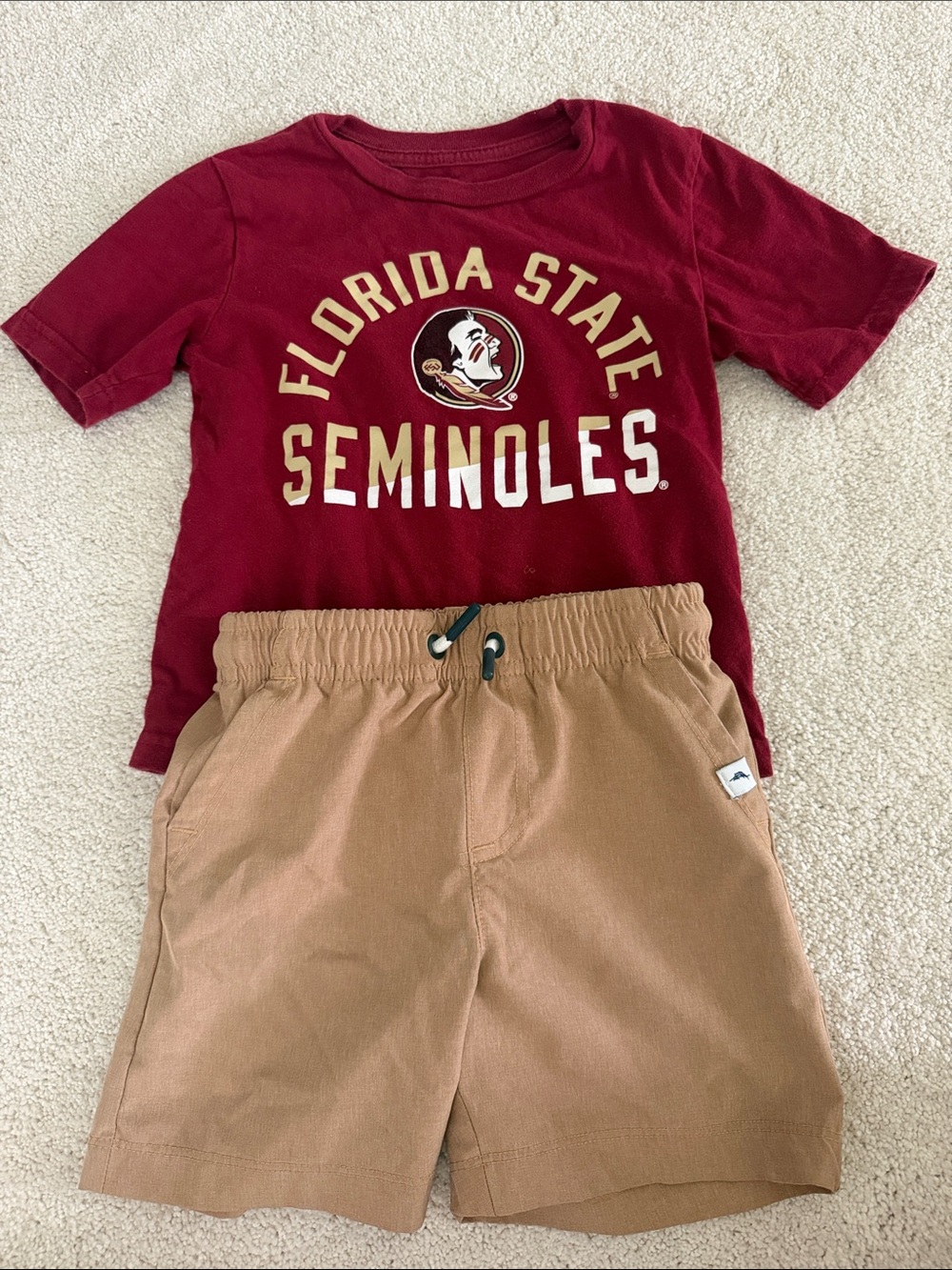 Florida State Seminoles Kids Tee in Garnet